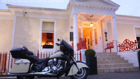 2017 Indian Roadmaster at Rocpool Reserve luxury hotel, Scotland; copyright Christopher P Baker