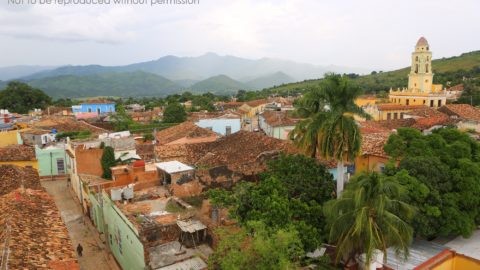 View over Trinidad from tower of Museo Historico, Trinidad, Cuba; copyright Christopher P Baker