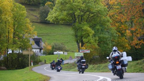 SX2A4145 Tour members in the Vosges Mountains, Alsace, on Edelweiss Bike Travel ‘Best of Europe’ tour; copyright Christopher P Baker